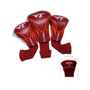 New Team Golf Virginia Tech Hokies 3 Pack Contour Headcovers 1,3,X